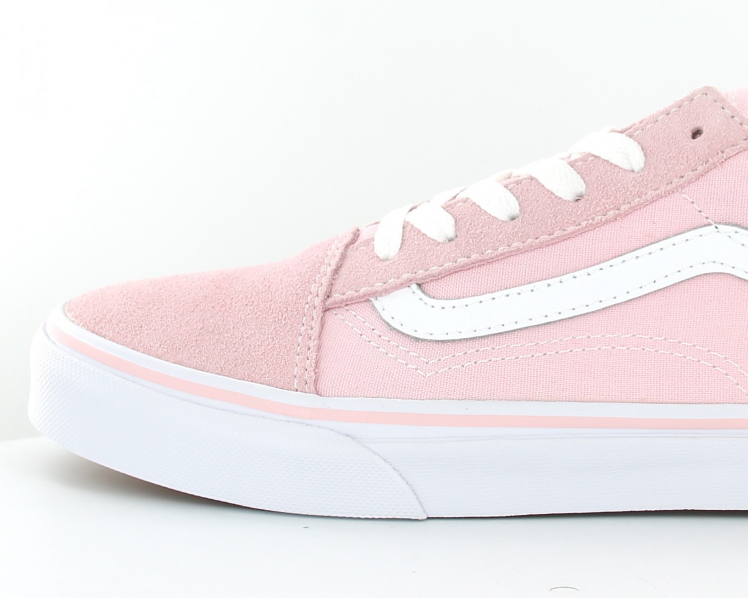 vans rose et blanc