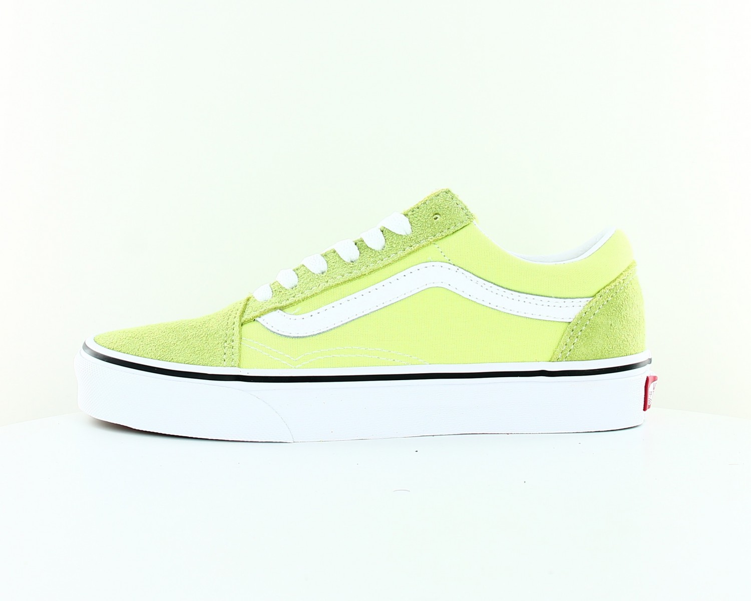 vans old skool blanche et verte