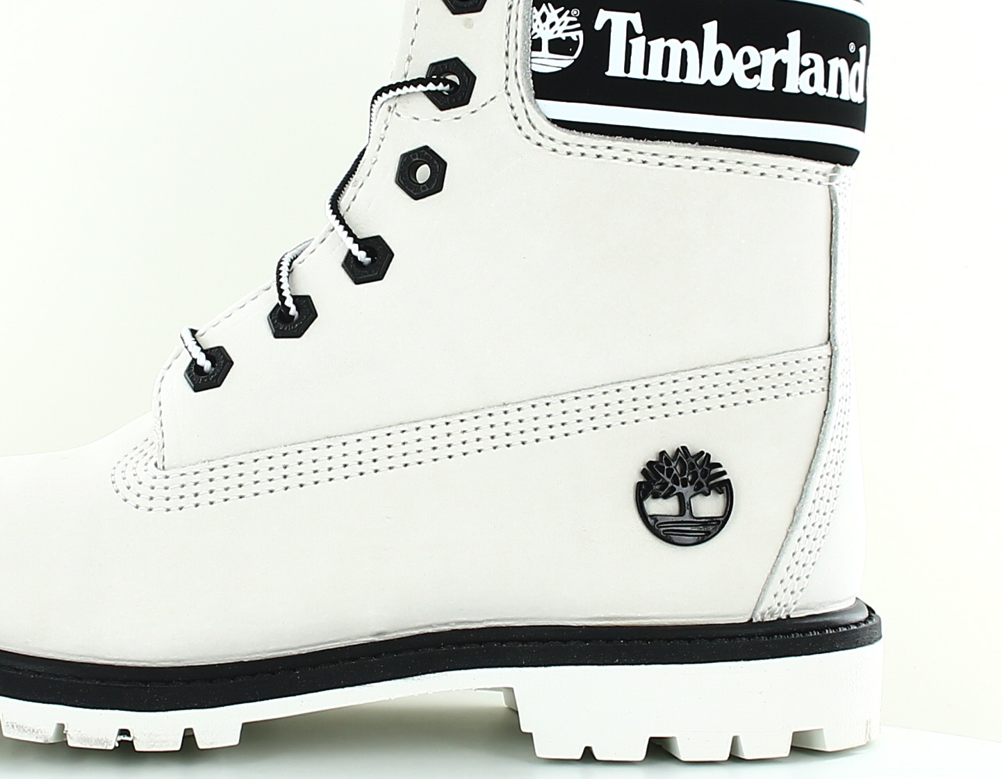 Timberland blanche et 2025 noir