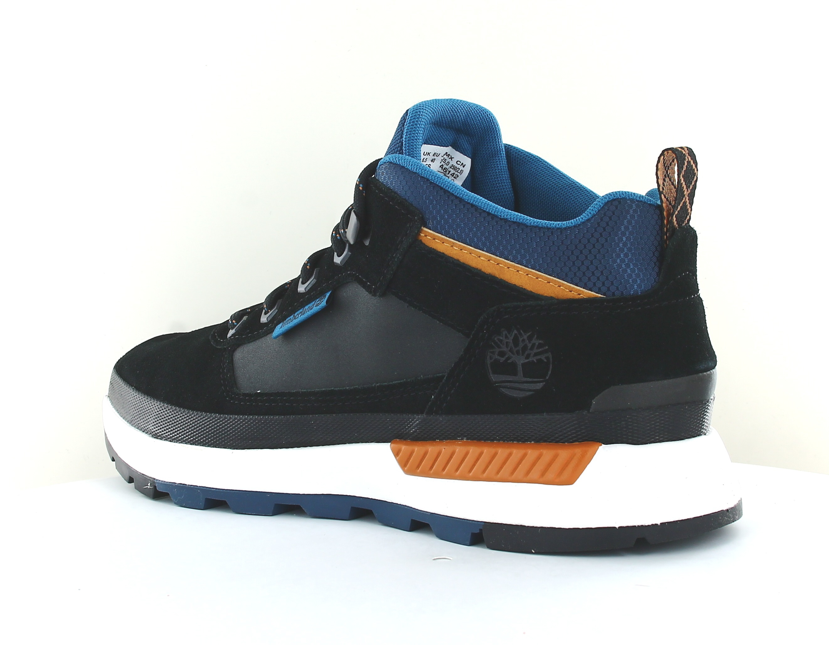 timberland bleu blanc