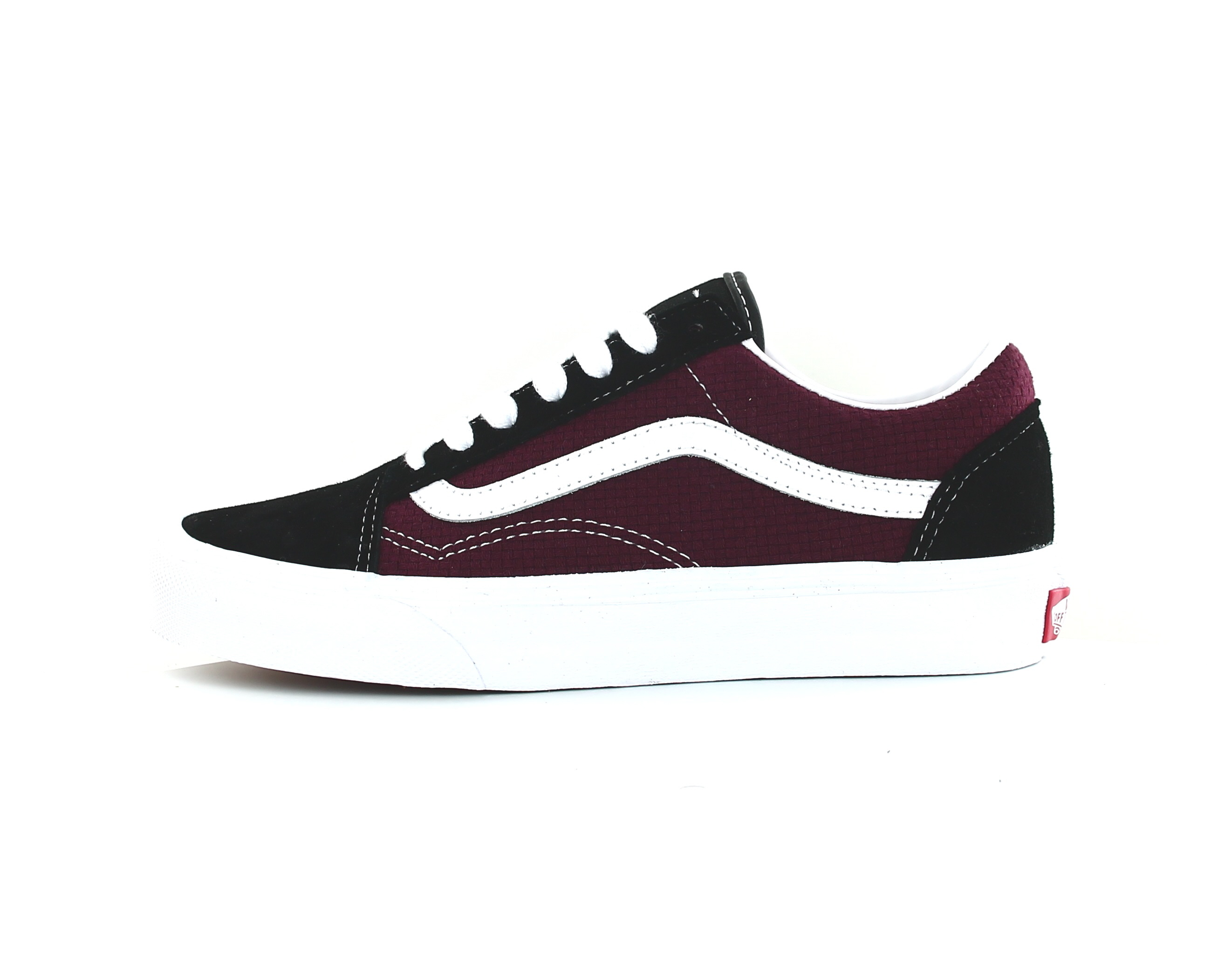 Vans UA OLD SKOOL Baskets Basses Port Royale/true White/bordeaux |