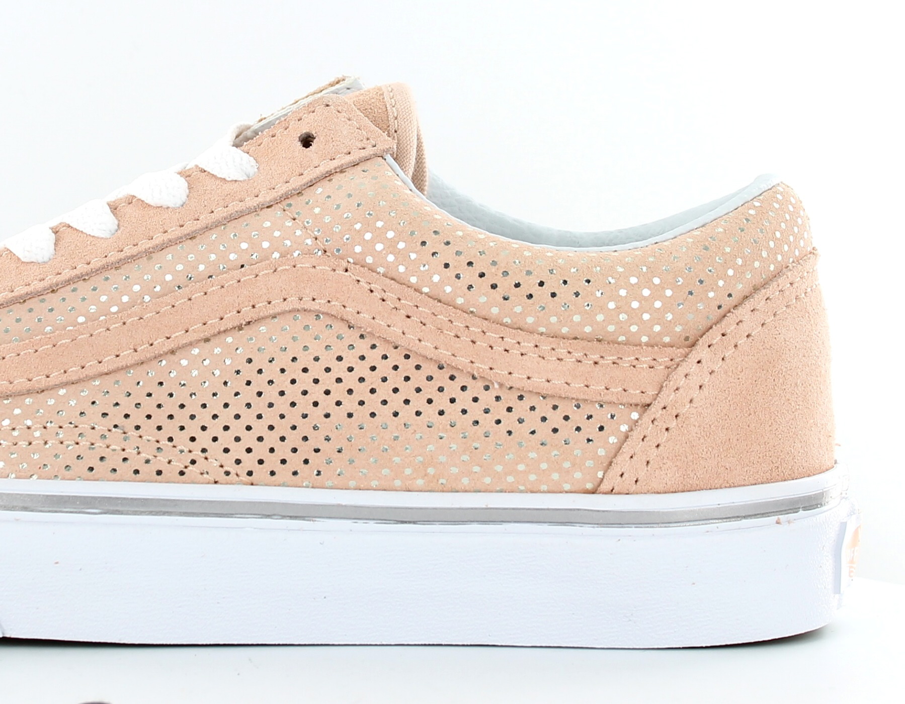 vans old skool metallic rose