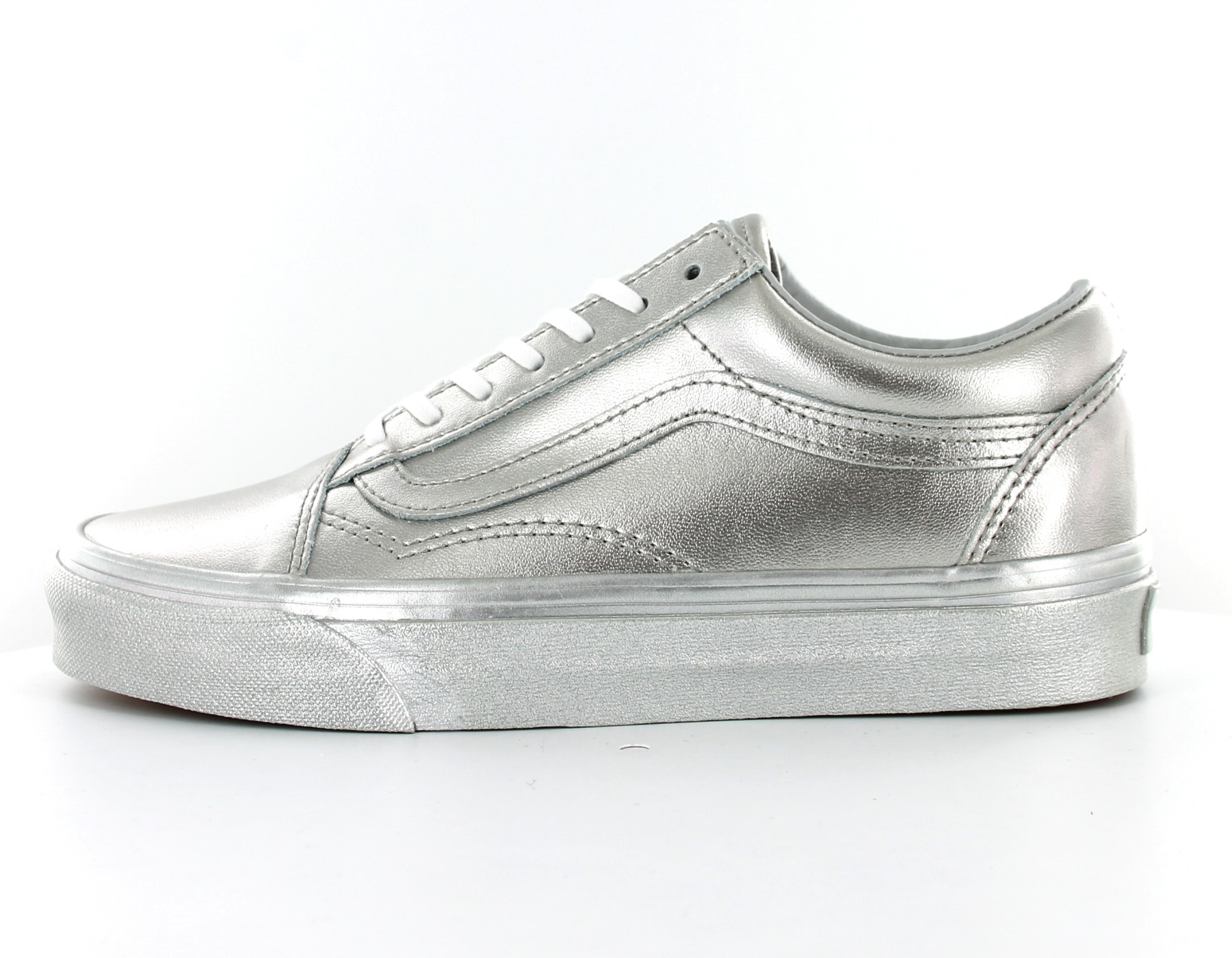 vans old skool femme argent