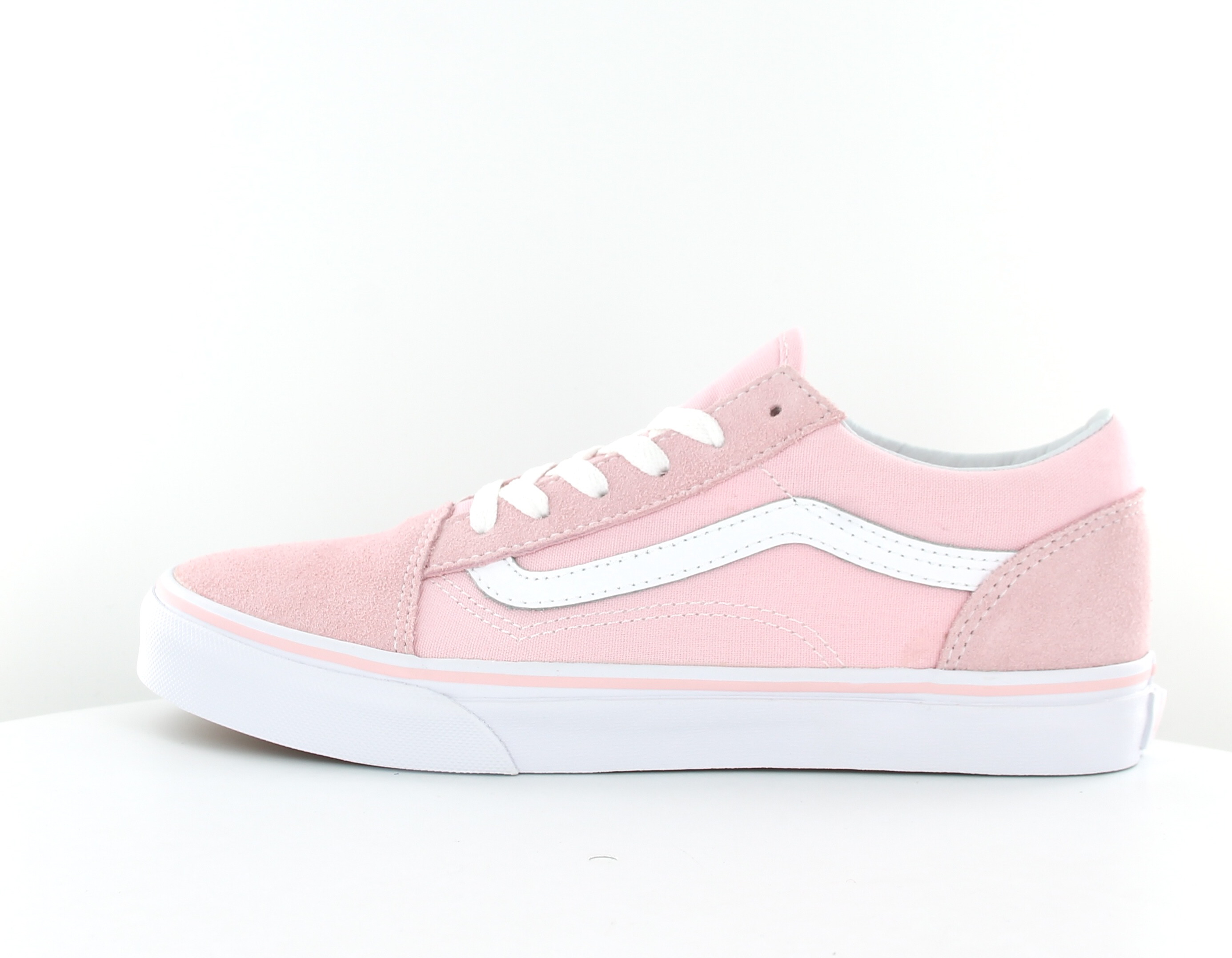 vans rose et blanche