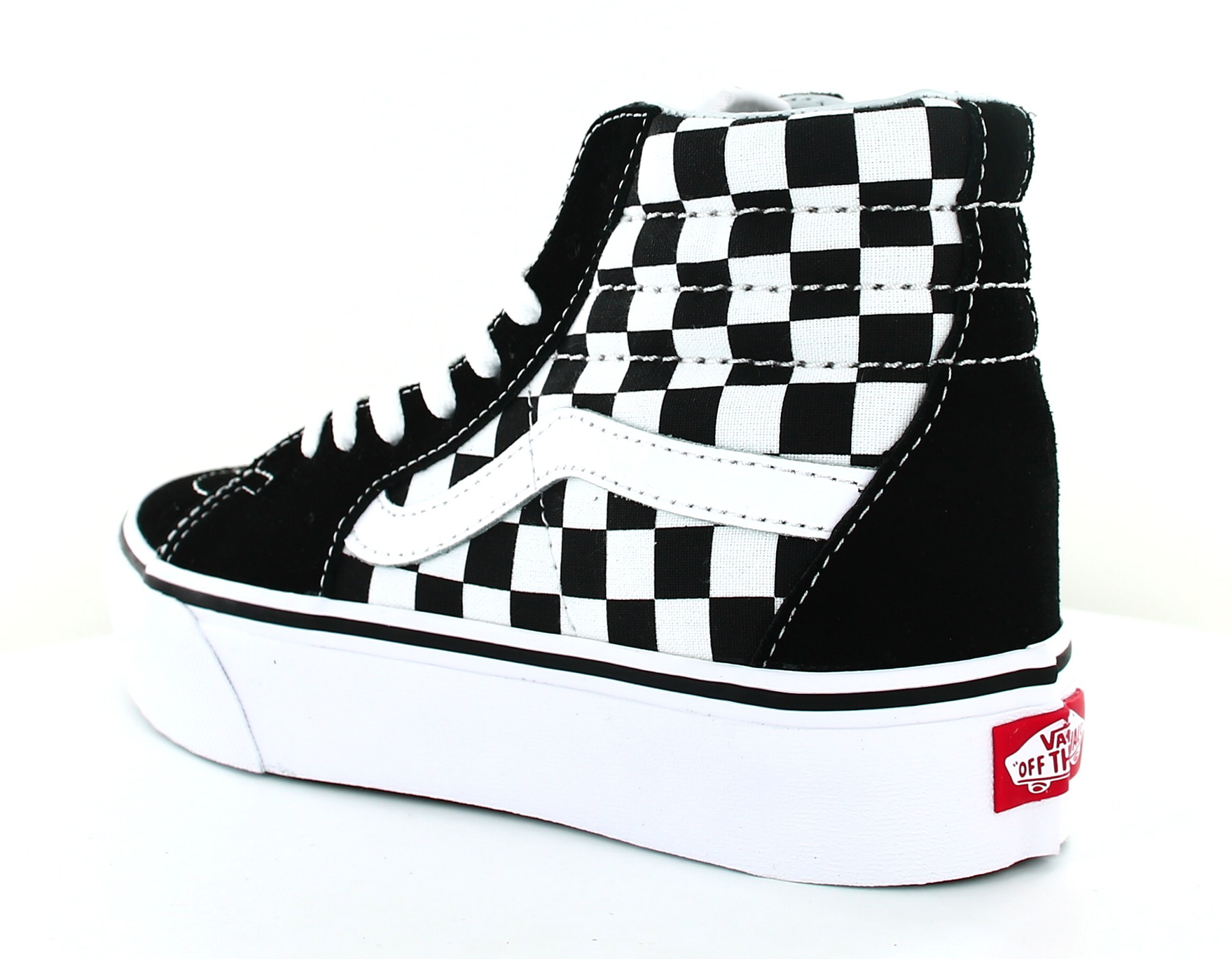 vans plateforme a carreaux