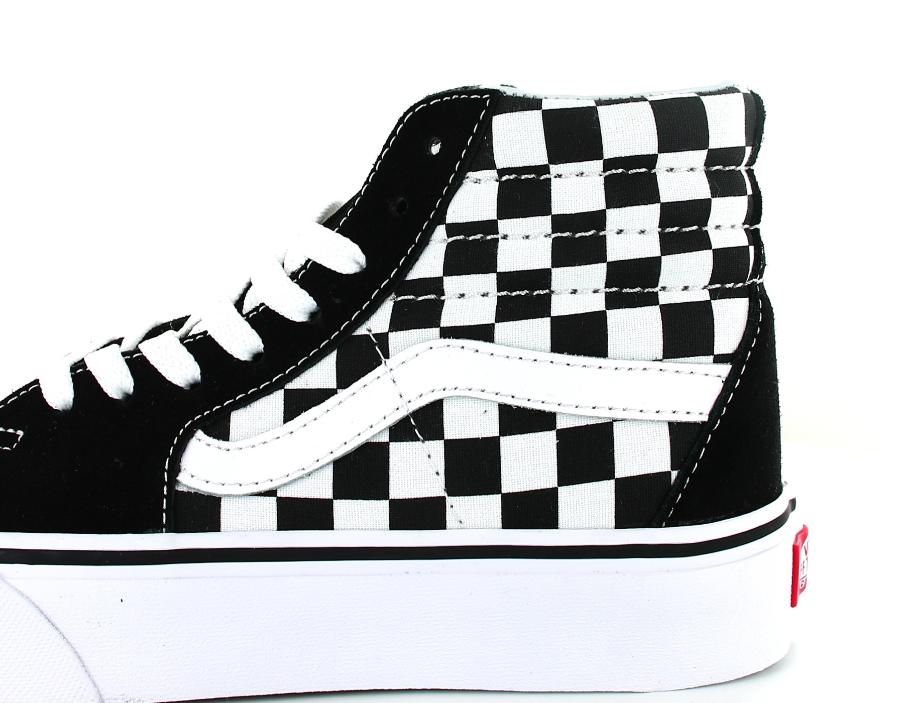 vans a carreaux noir et blanc