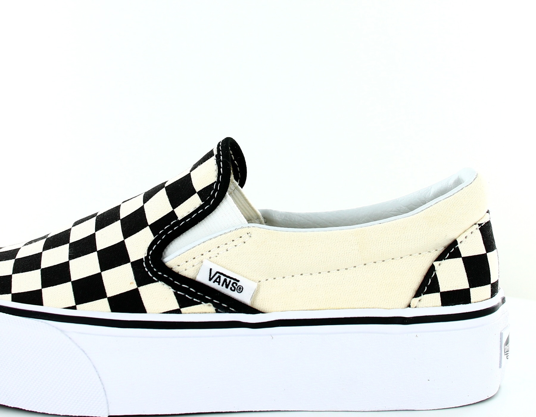 Vans Classic Slip On Checkboard platform Beige BEIGE V0018EBWW